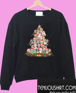 Owl Christmas tree Sweatshirt