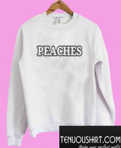 Peaches Font Sweatshirt