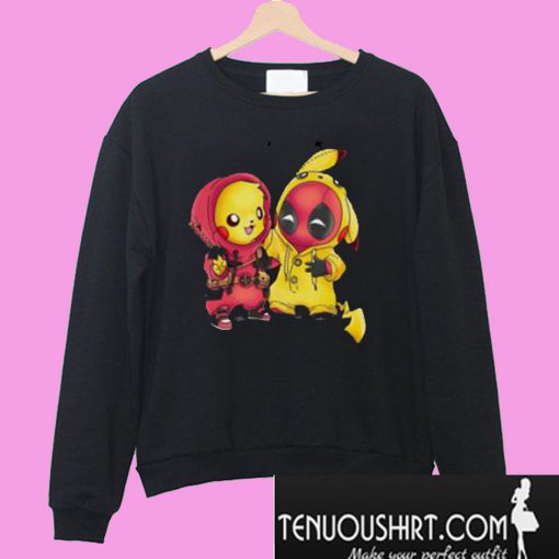 Pikapool Pikachu Deadpool Sweatshirt