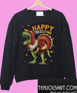 Pretty Happy Trexgiving Sweatshirt