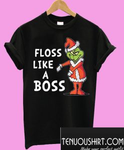 Santa Grinch floss like a boss Christmas T-Shirt