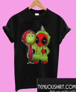 The Grinch and Deadpool Baby Christmas T-Shirt