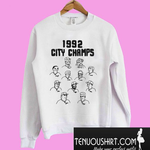 The Simpsons 1992 city champs Homer Sweatshirt