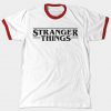 stranger things ringer T-shirt