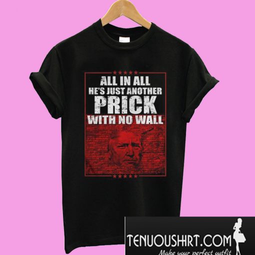 All In All He's Just Another Prick With No Wall T-Shirt