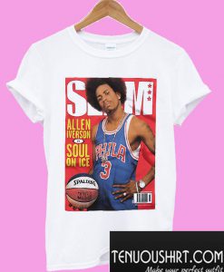 Allen Iverson soul on ice Spalding old school issue T-Shirt