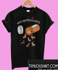 Antidepressants French Horse Drug T-Shirt