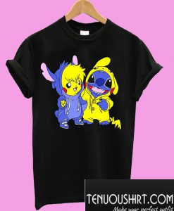 Baby Pikachu and baby Stitch T-Shirt