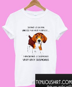 Beagle Silence is golden unless you have a Beagle T-Shirt