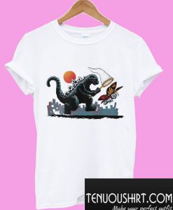 Catching Kaiju Godzilla T-Shirt