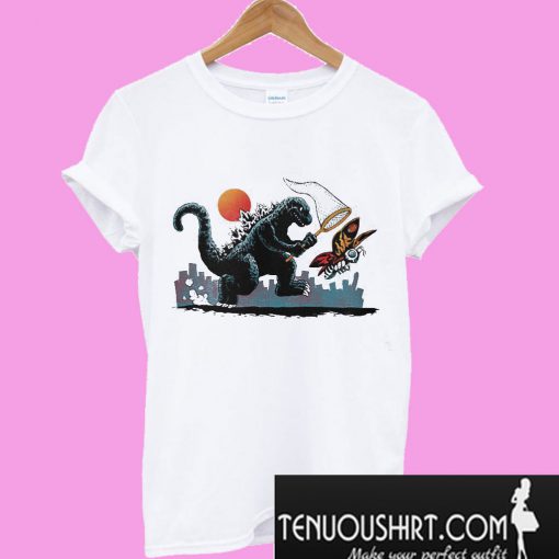 Catching Kaiju Godzilla T-Shirt