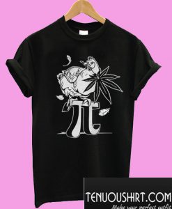 Chicken Pot Pi Canabie plant T-Shirt