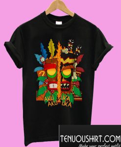 Crash Bandicoot Aku Aku Uka Uka T-Shirt