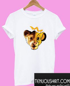 Cute The Lion King Face T-Shirt