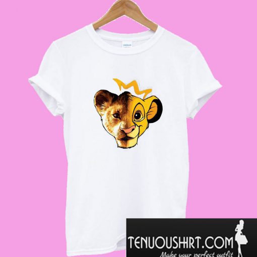 Cute The Lion King Face T-Shirt