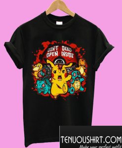 Don’t Open Dead Inside Pikachu Zombie Pokemon T-Shirt