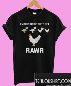 Evolution of the T-rex Rawr T-Shirt