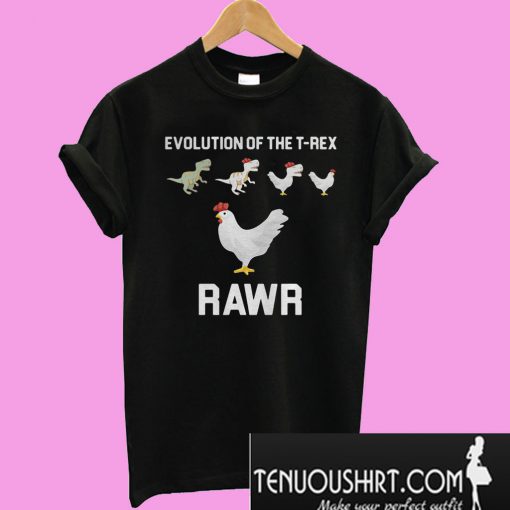 Evolution of the T-rex Rawr T-Shirt