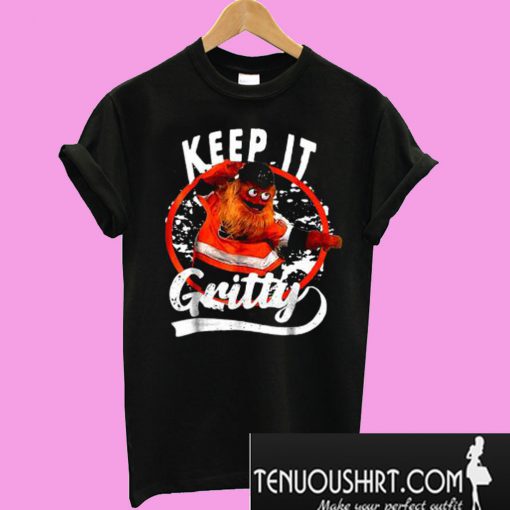 Hockey keep it gritty flyers Mascot T-Shirt