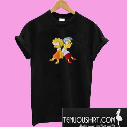 Lisa Simpson and Milhouse Cute T-Shirt