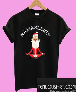 Namasleigh Funny Santa Yoga Christmas T-Shirt
