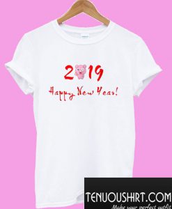 Pig Happy New Year 2019 T-Shirt