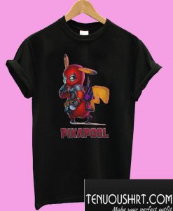 Pikachu Pikapool and Deadpool T-Shirt
