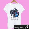 Pretty Toothless and Stitch Stay different stay weird T-Shirt