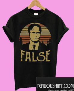 Retro Dwight Schrute False T-Shirt