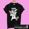 Santa unicorn port adelaide power dabbing T-Shirt