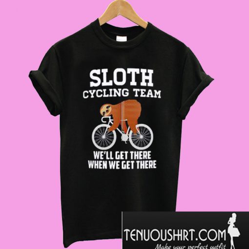 Sloth cycling team T-Shirt