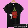 Snoopy House Lights Tree Christmas ugly T-Shirt