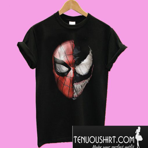 Venom Spidey Faces Spiderman Avengers T-Shirt