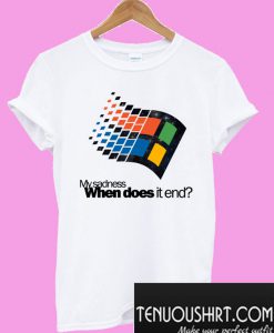 When does it end? - Stars T-Shirt