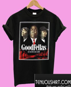 3Forty Inc. Mens Tupac Biggie Eazy-E Goodfellas T-Shirt