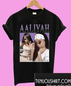 Aaliyah Black T-Shirt