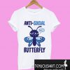 Anti-Social Butterfly Racerback T-Shirt