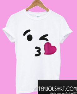 Blowing Kiss Emoji T-Shirt