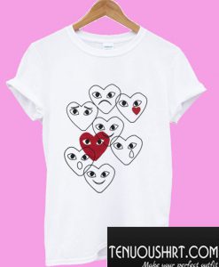 Comme Des Garcons Play Emoji Collection T-Shirt