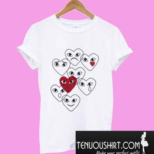 Comme Des Garcons Play Emoji Collection T-Shirt