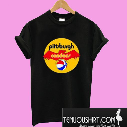 Cool ABA Pittsburgh Condors Retro Basketball T-Shirt