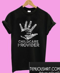 Diamond glitter Childcare Provider T-Shirt