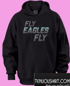 Fly Eagles Fly Fan Logo Tie Dye Hoodie