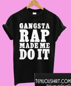 Ice Cube Men’s Gangsta Rap Made Me Do It T-Shirt