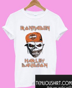 Iron Maiden Harley Davidson Skull T-Shirt