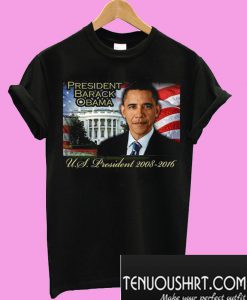 President Barack Obama 2008-2016 U.S. President T-Shirt