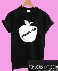 Red For Ed Apple Teacher Support Trending T-Shirt