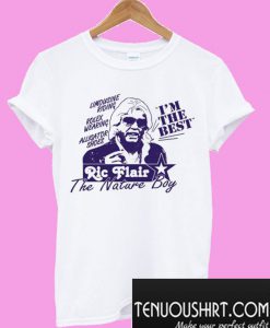 Ric Flair The Nature Boy Four Horsemen space mountain wrestling blu ray T-Shirt