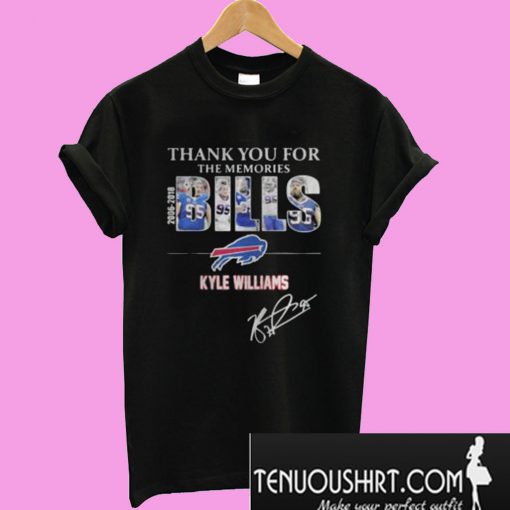 Thank you for the memories Bills Kyle Williams 95 T-Shirt