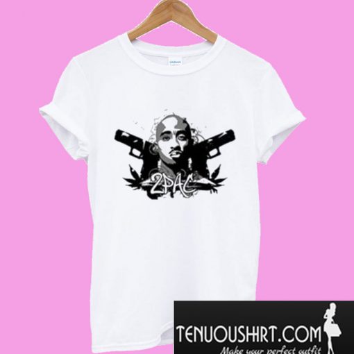 Tupac Shakur Gun T-Shirt
